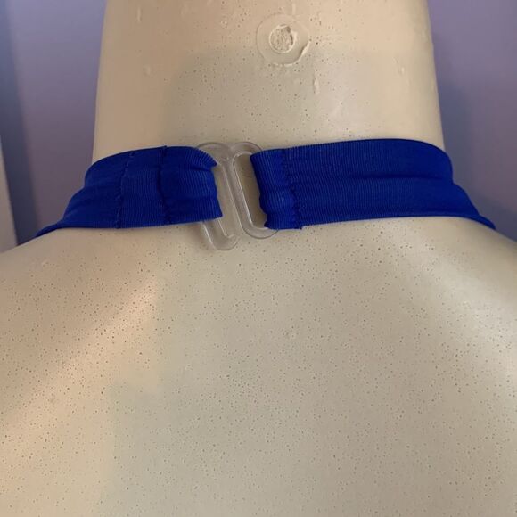 Spiegel Swim Dress Skirt Swimsuit 4 Rare Vintage NEW Royal Blue - Picture 8 of 12